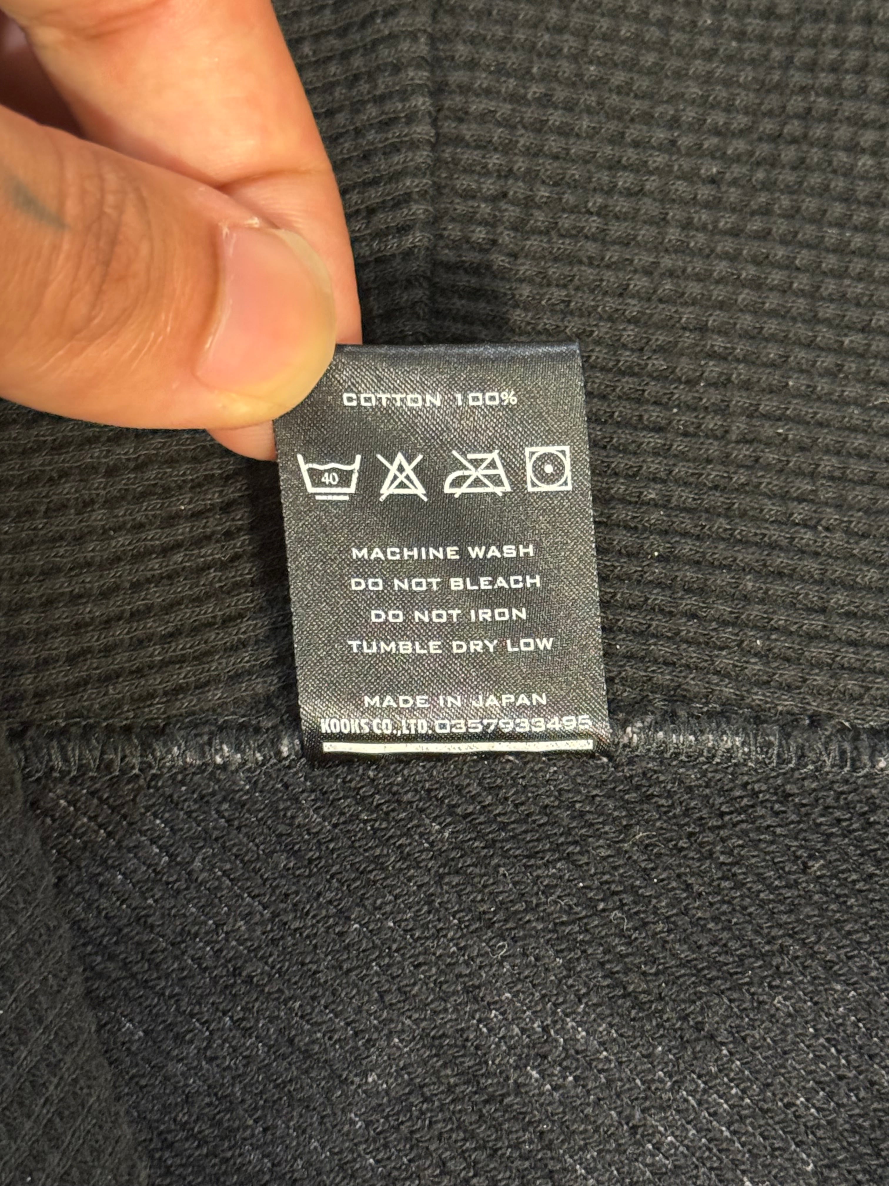 AW04 Number Nine Black Tribal Zip Up