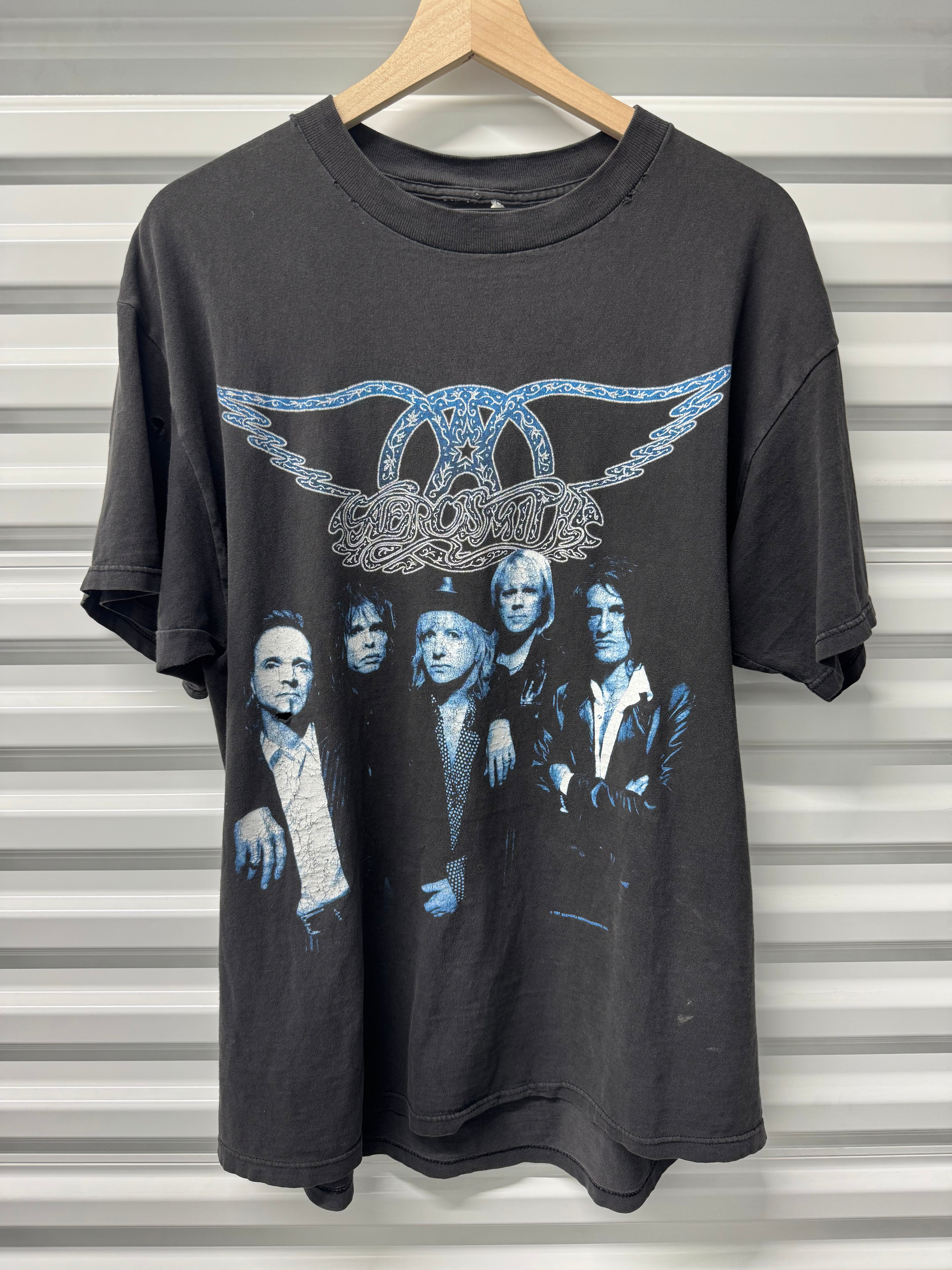 1997 Aerosmith 9 Lives Tour T Shirt