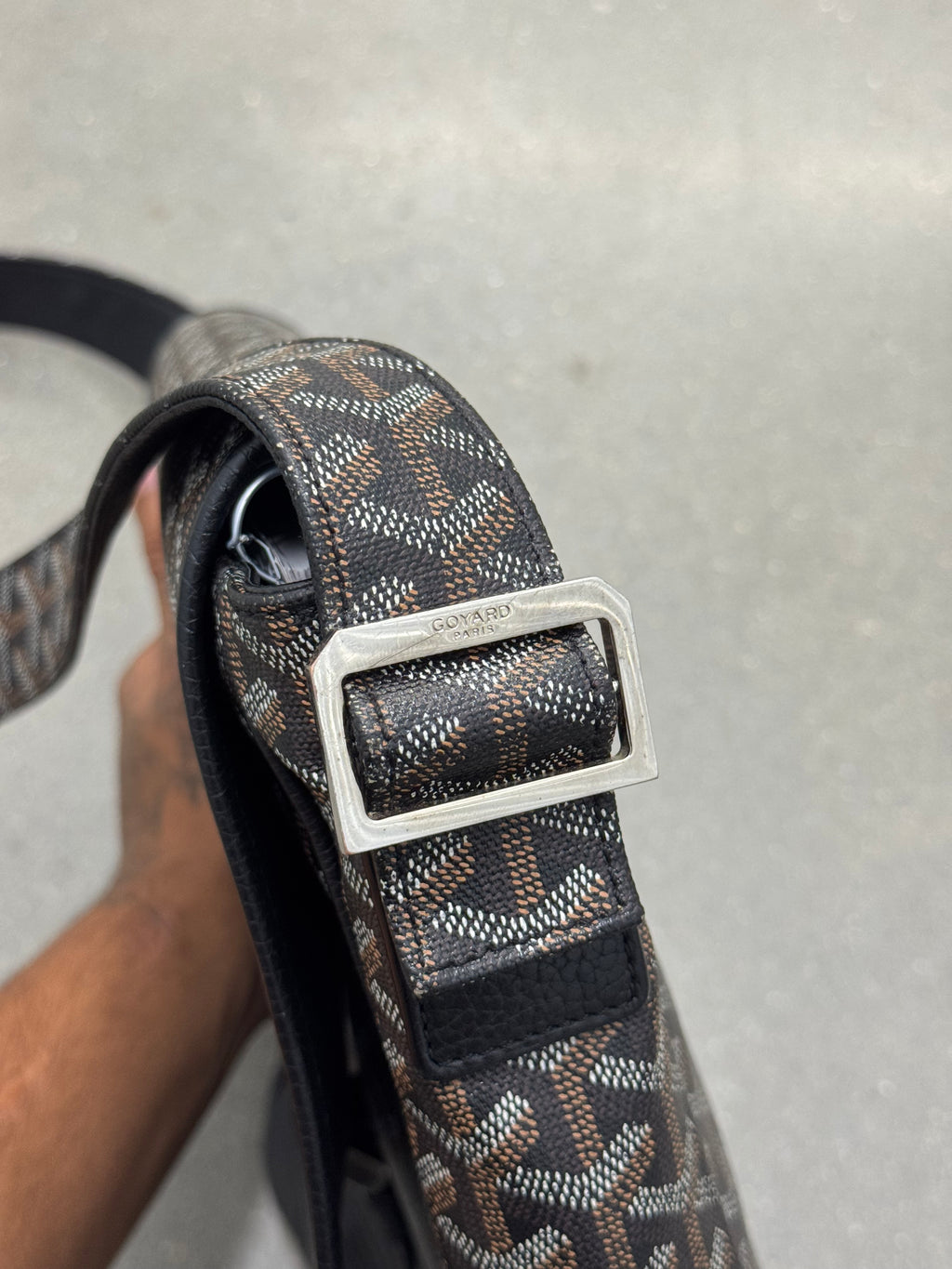 Goyard 2013 'Grand Bleu' MM Messenger Bag