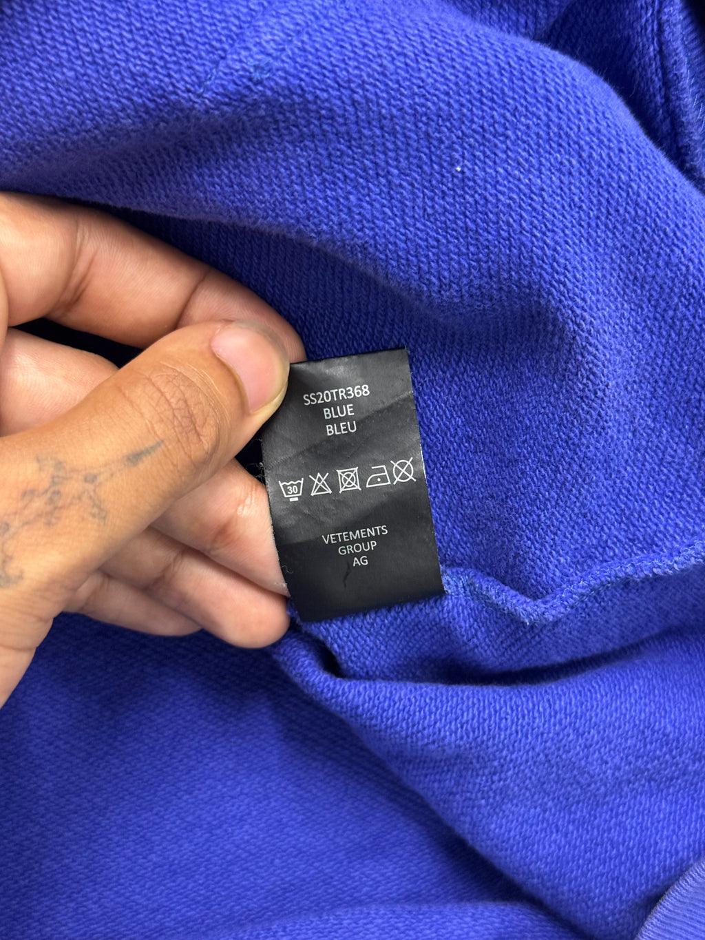 Vetements SS20 Ecstasy Hoodie
