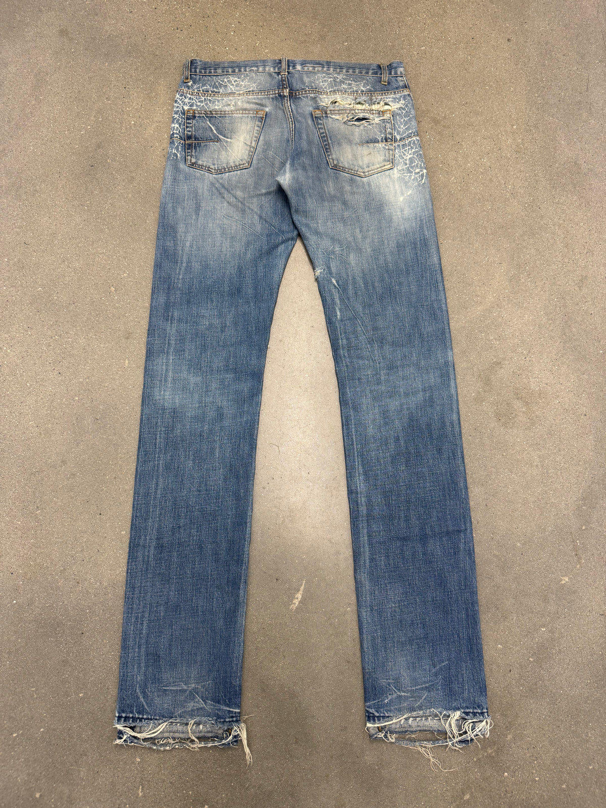 Dior Homme SS07 Spider Web Denim