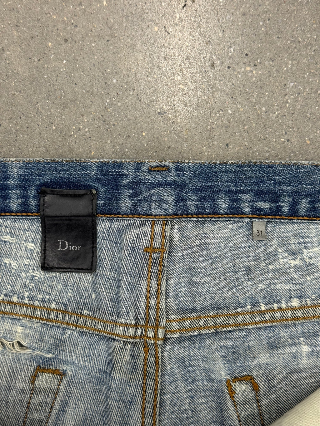 Dior Homme SS07 Spider Web Denim