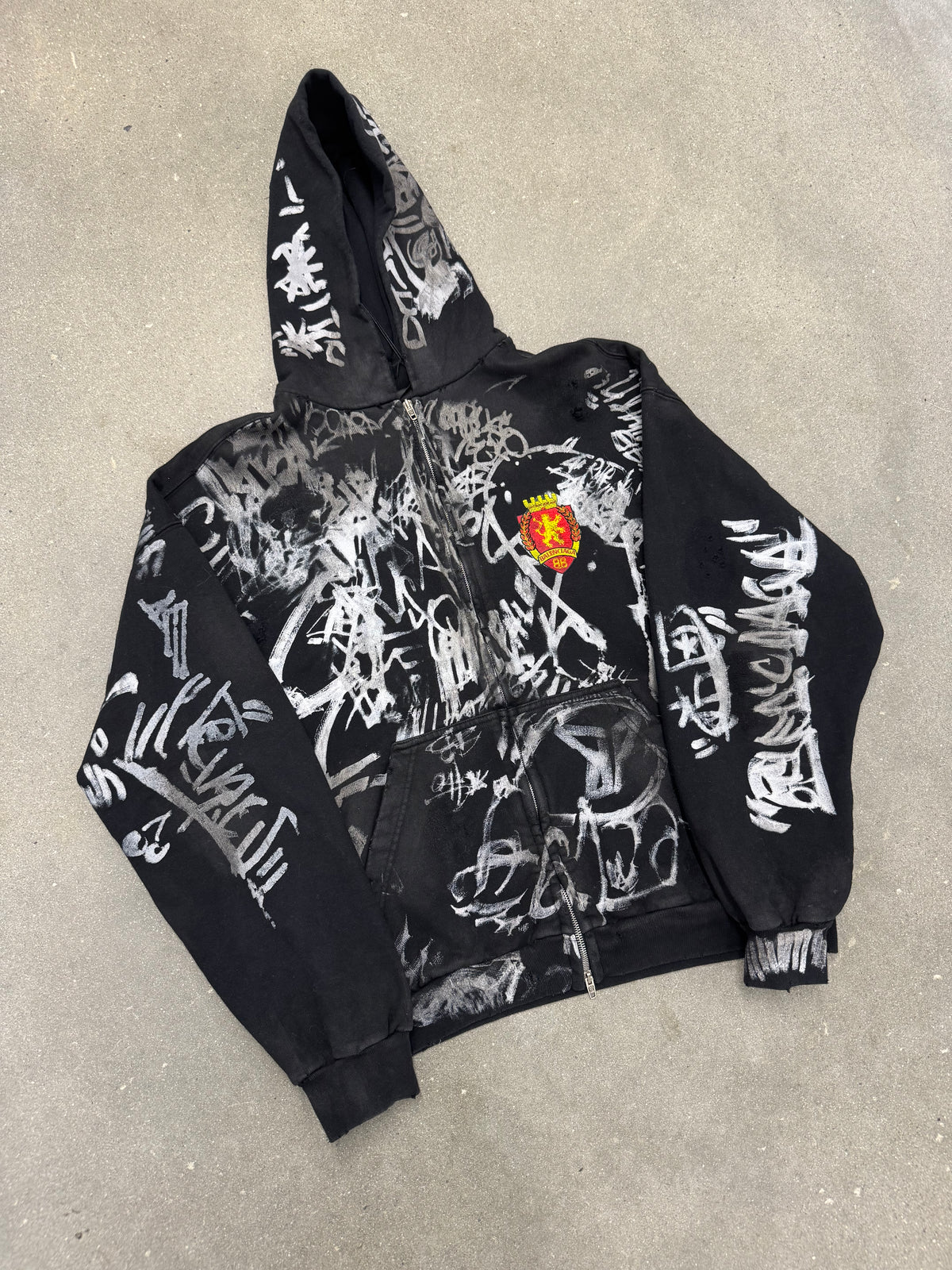 Balenciaga Black Skater Zip Up