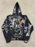 Balenciaga Black Skater Zip Up