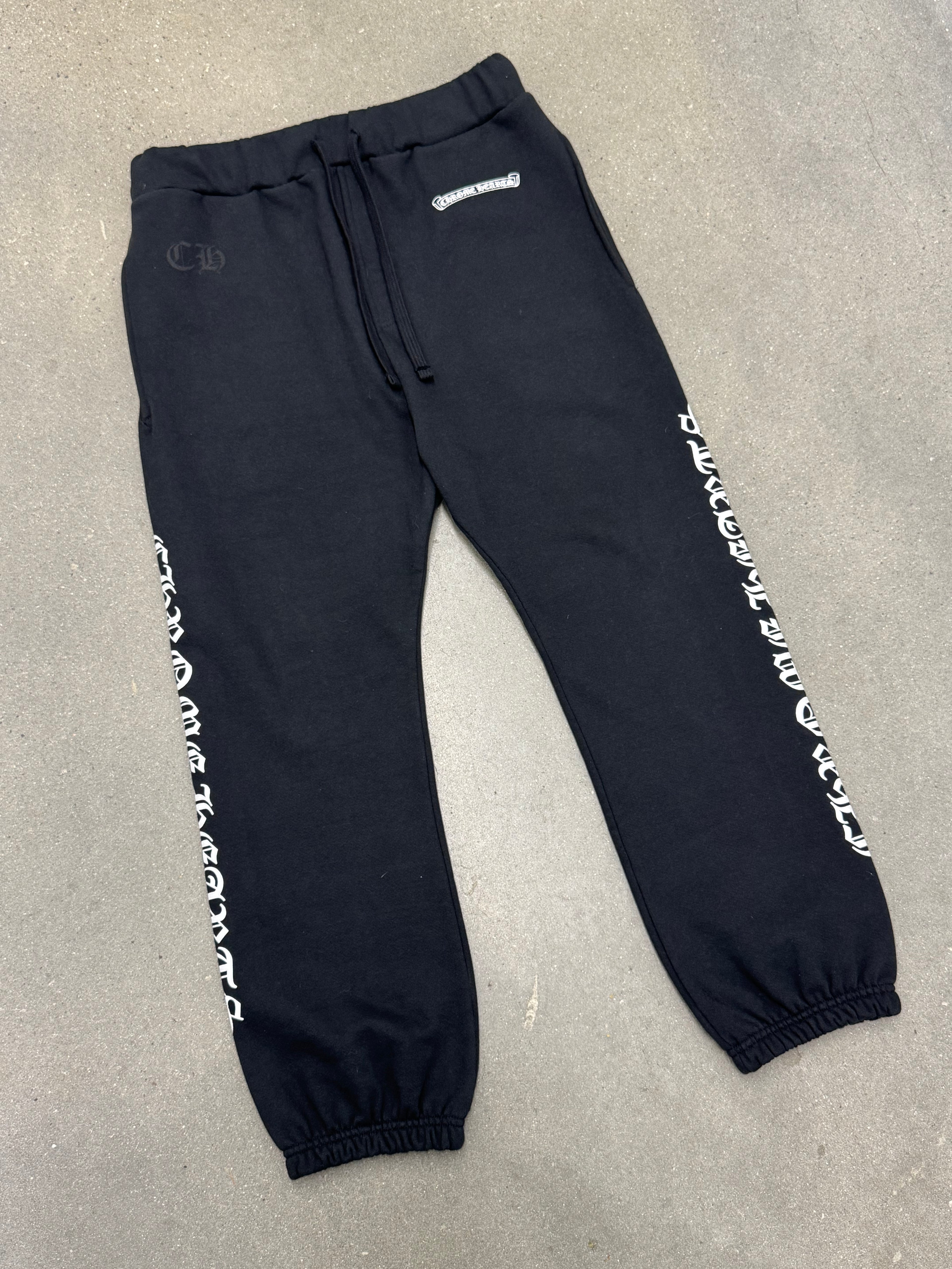 Chrome Hearts Scroll Logo Sweatpants