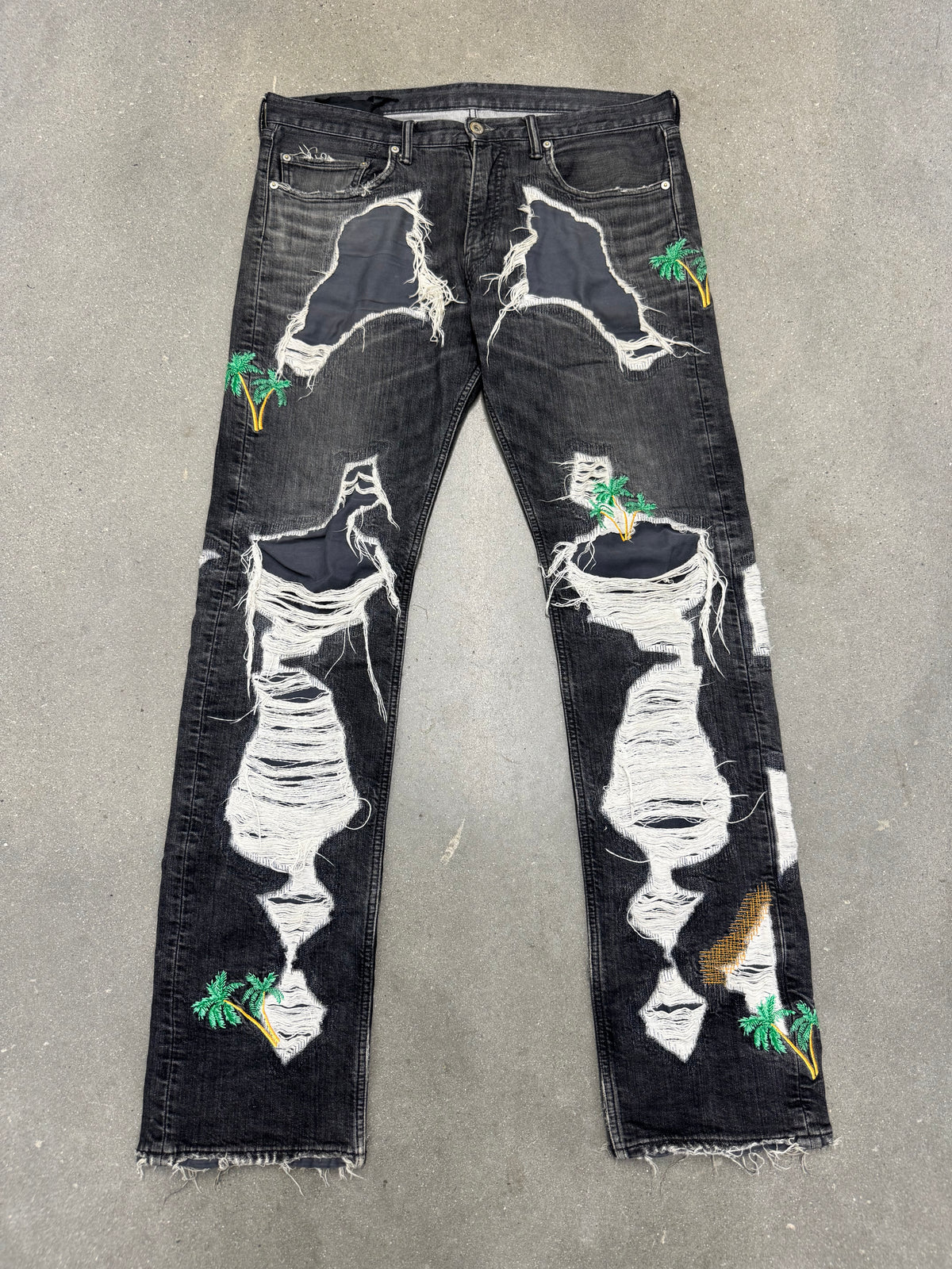Vlone SS18 Runway Palm Tree Denim