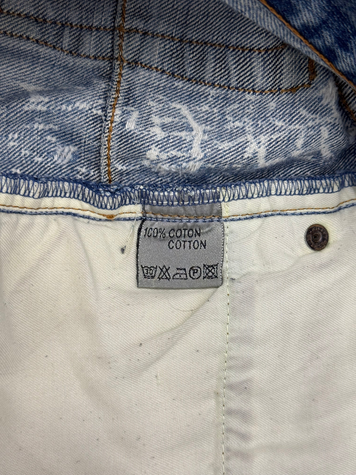 Dior Homme SS07 Spider Web Denim