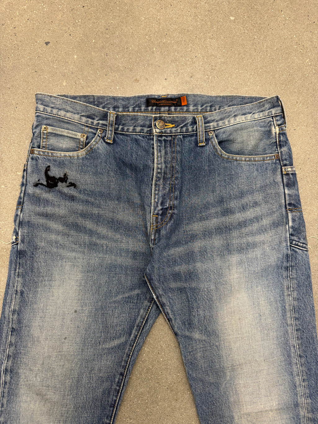 Undercover AW05 Arts & Crafts Skull Denim