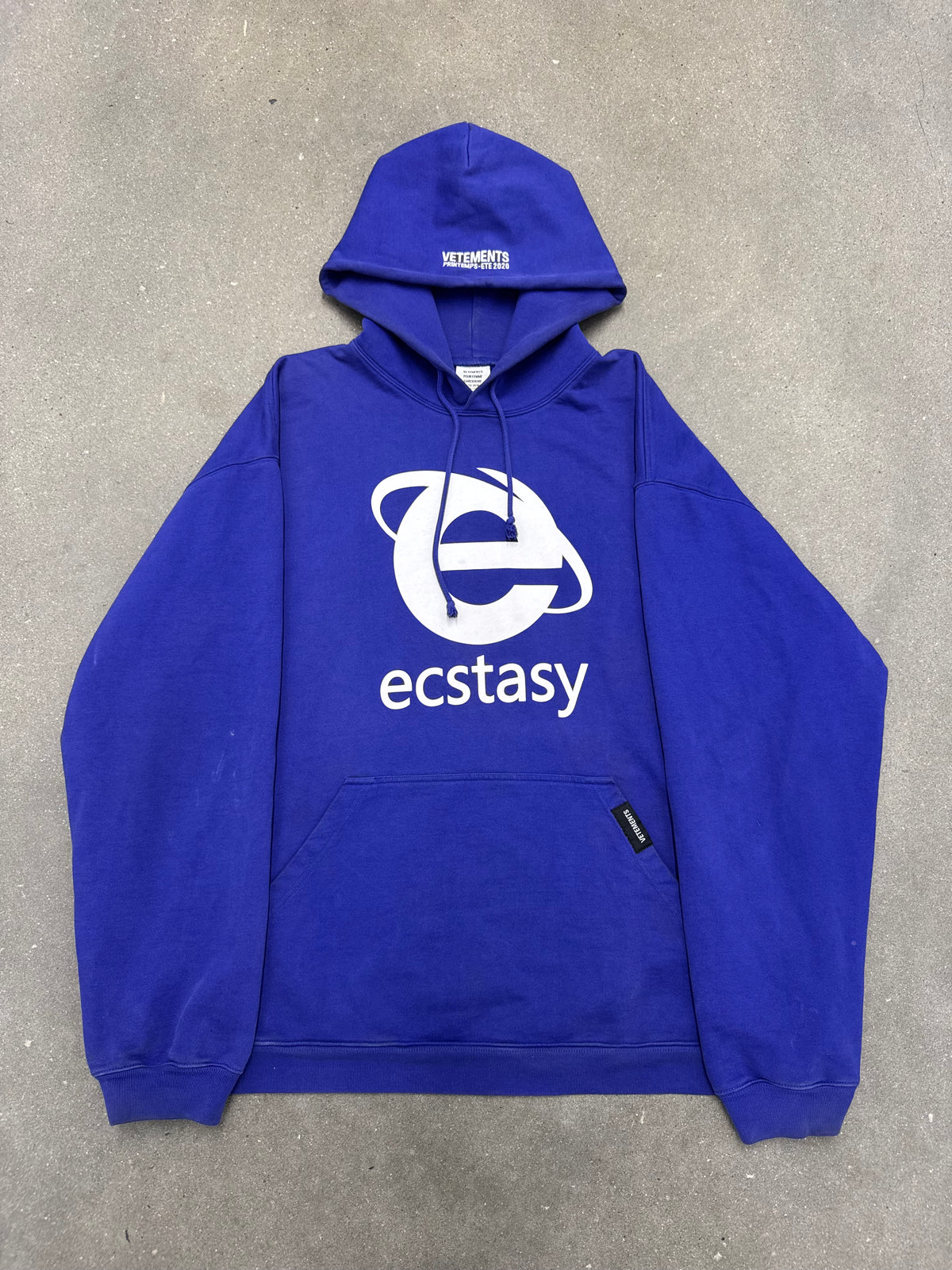 Vetements SS20 Ecstasy Hoodie