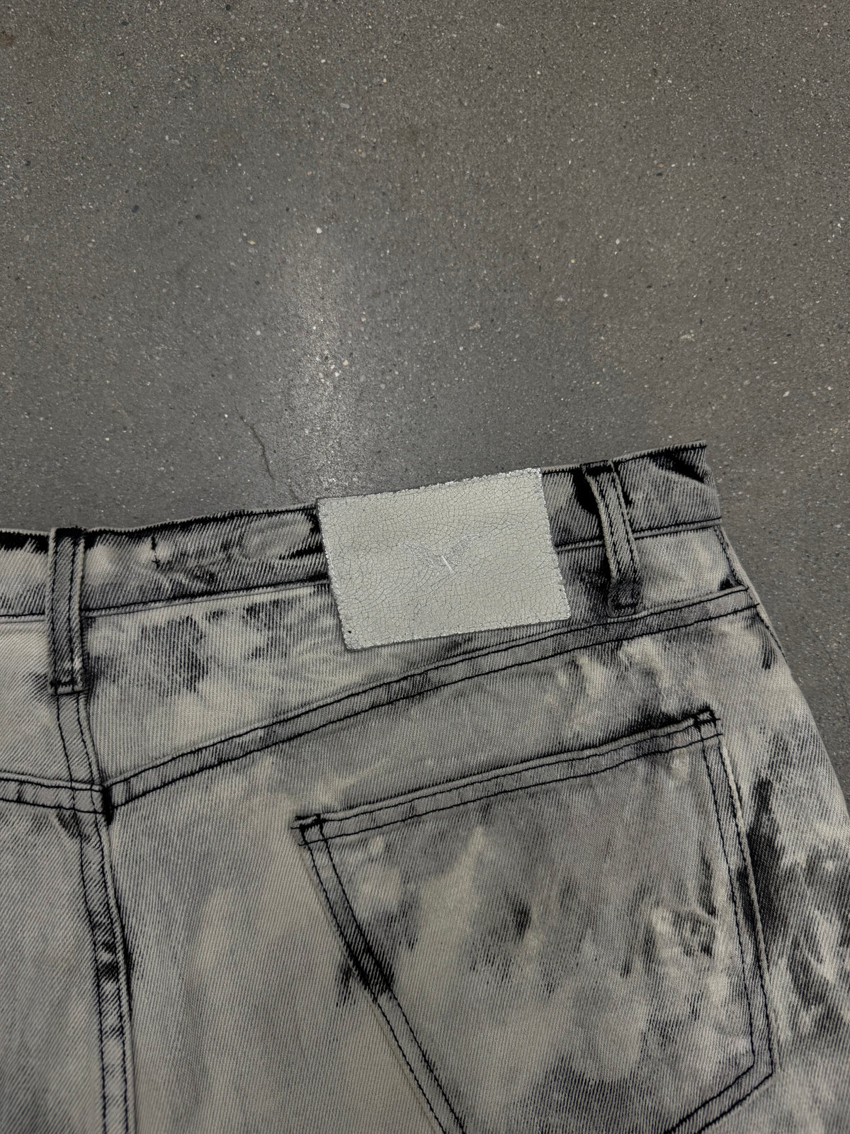 Alexander Digenova Bleached Straight Pants