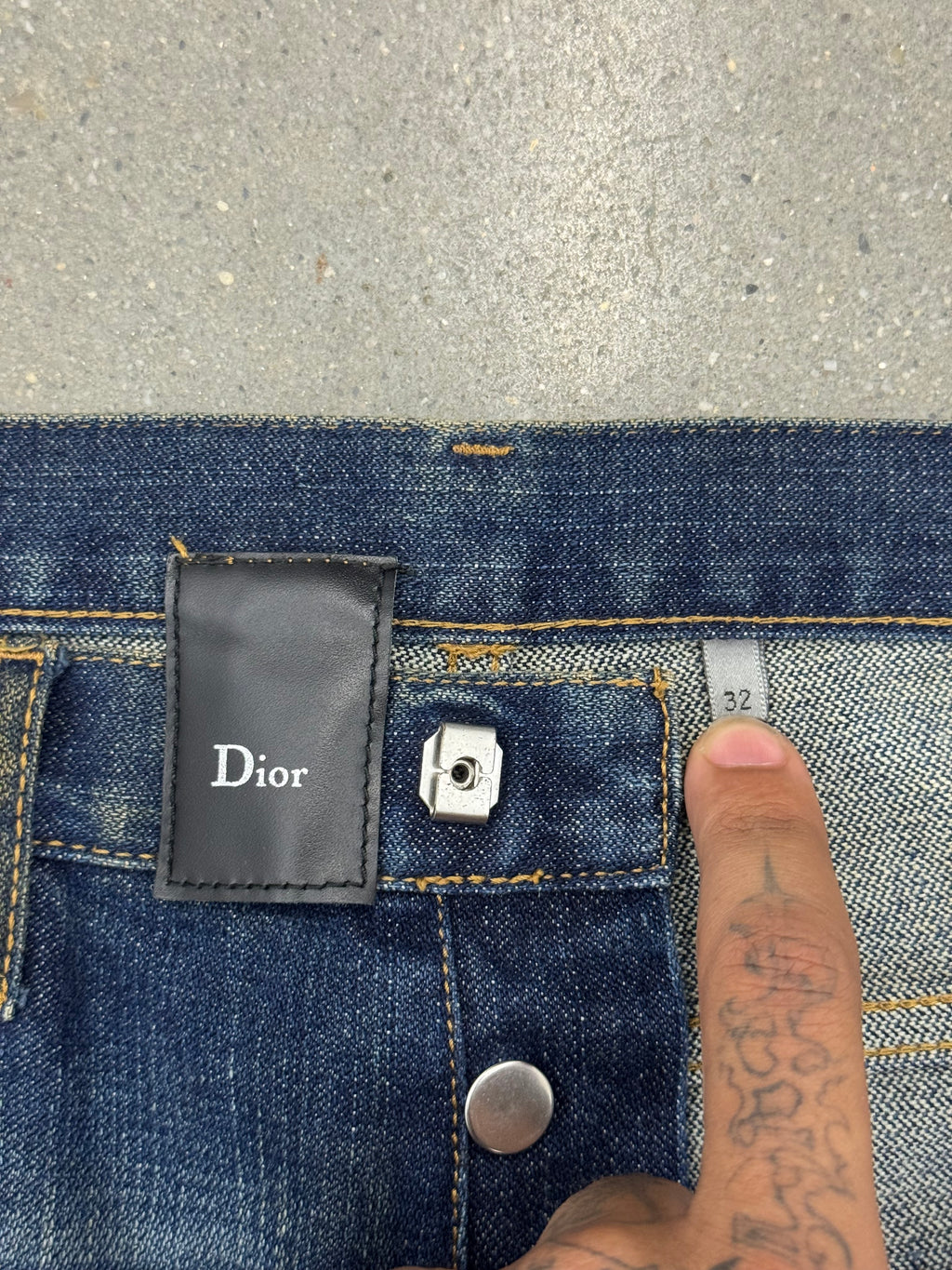 Dior Homme AW05 Rust Denim