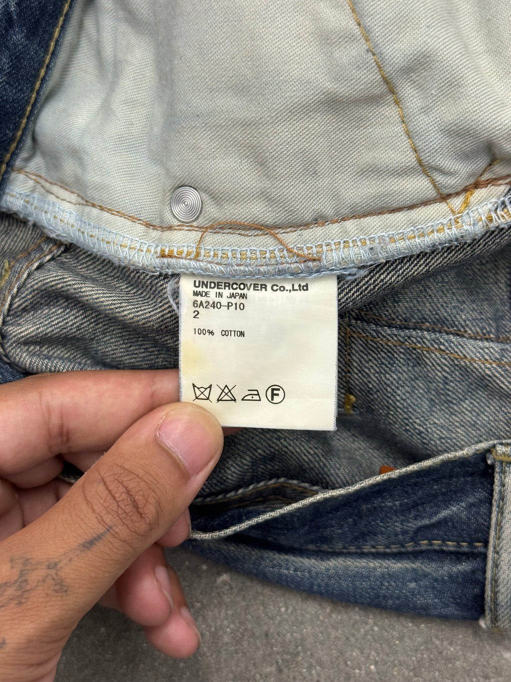 AW06 Undercover 'GuruGuru' Bug Denim