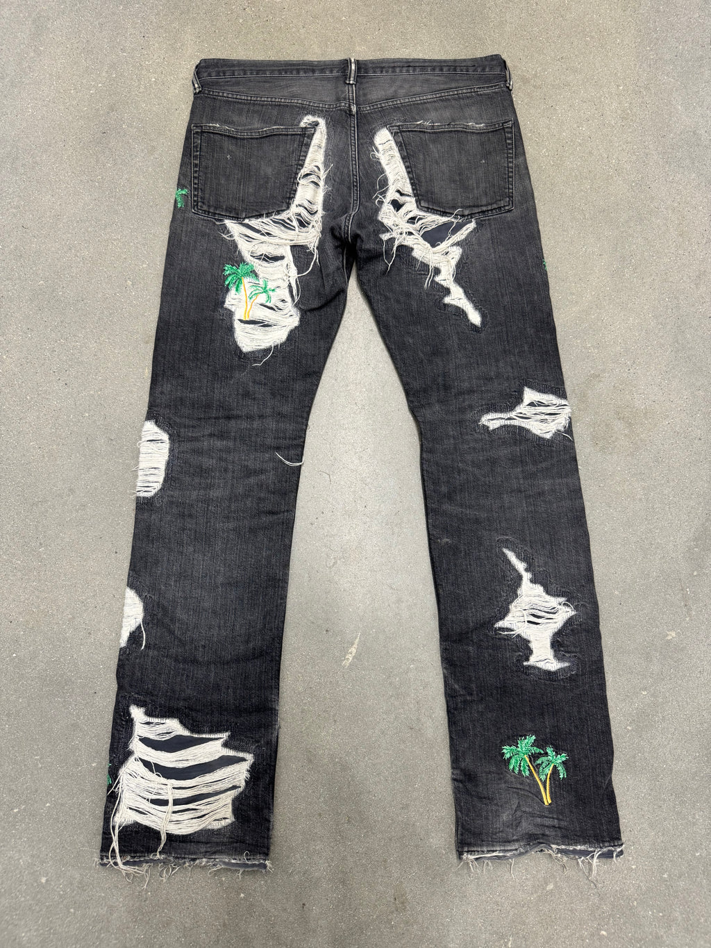 Vlone SS18 Runway Palm Tree Denim