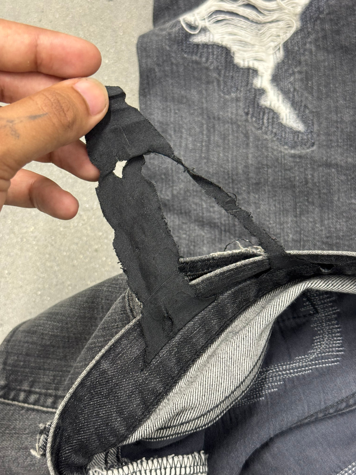 Vlone SS18 Runway Palm Tree Denim