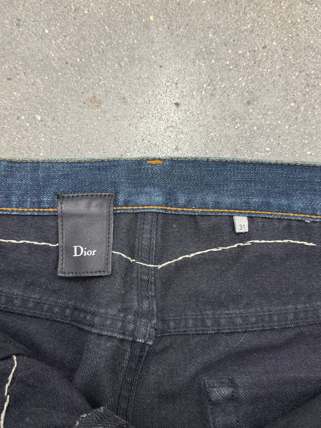 Dior Homme AW06 Cummerbund Denim