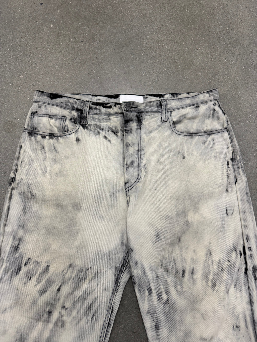 Alexander Digenova Bleached Straight Pants