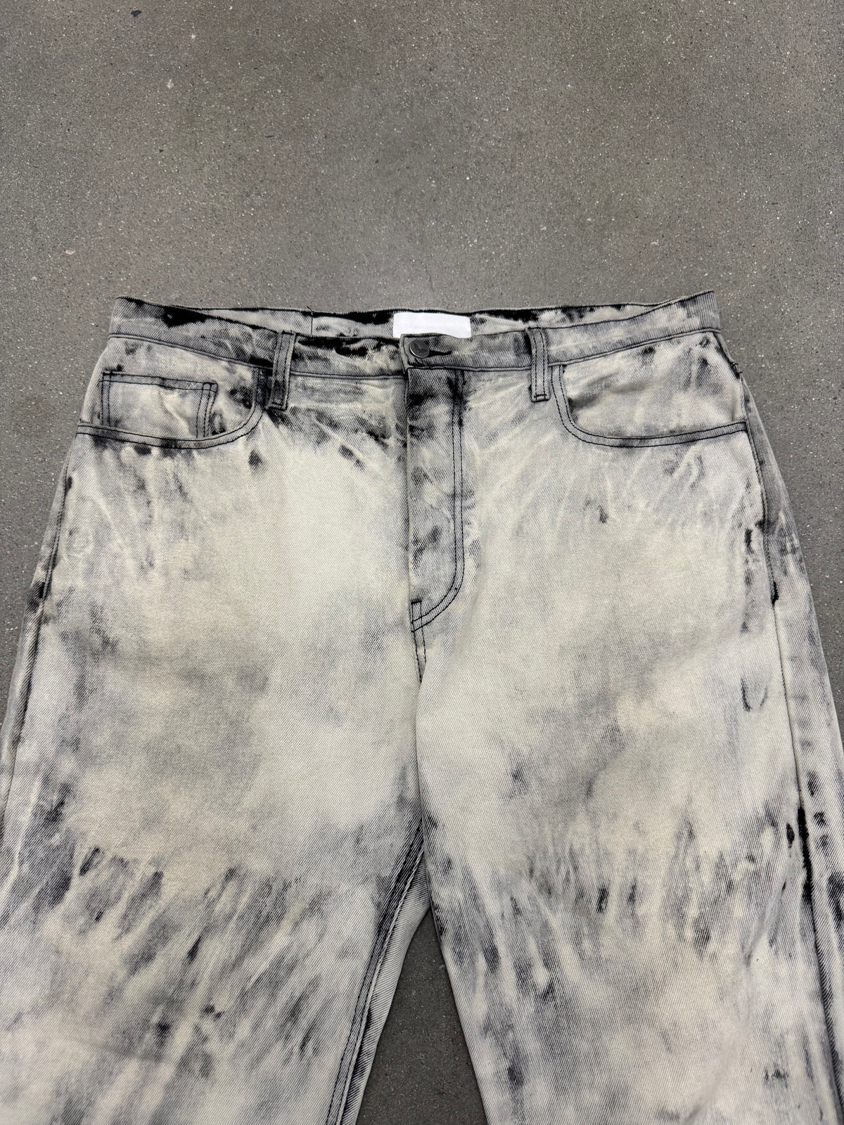 Alexander Digenova Bleached Straight Pants