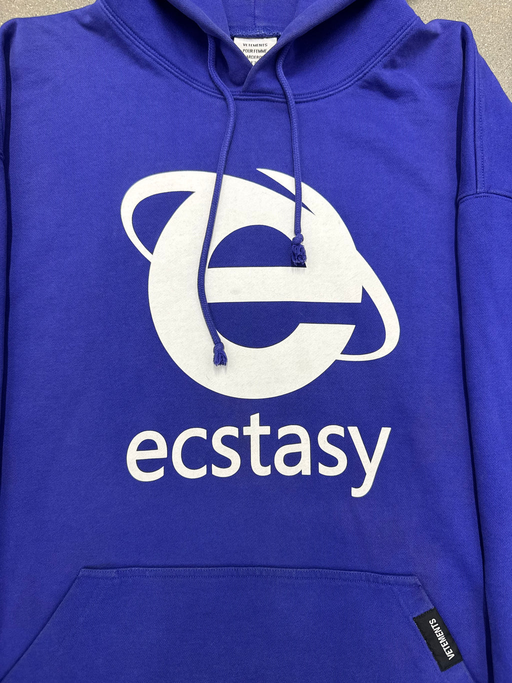 Vetements SS20 Ecstasy Hoodie