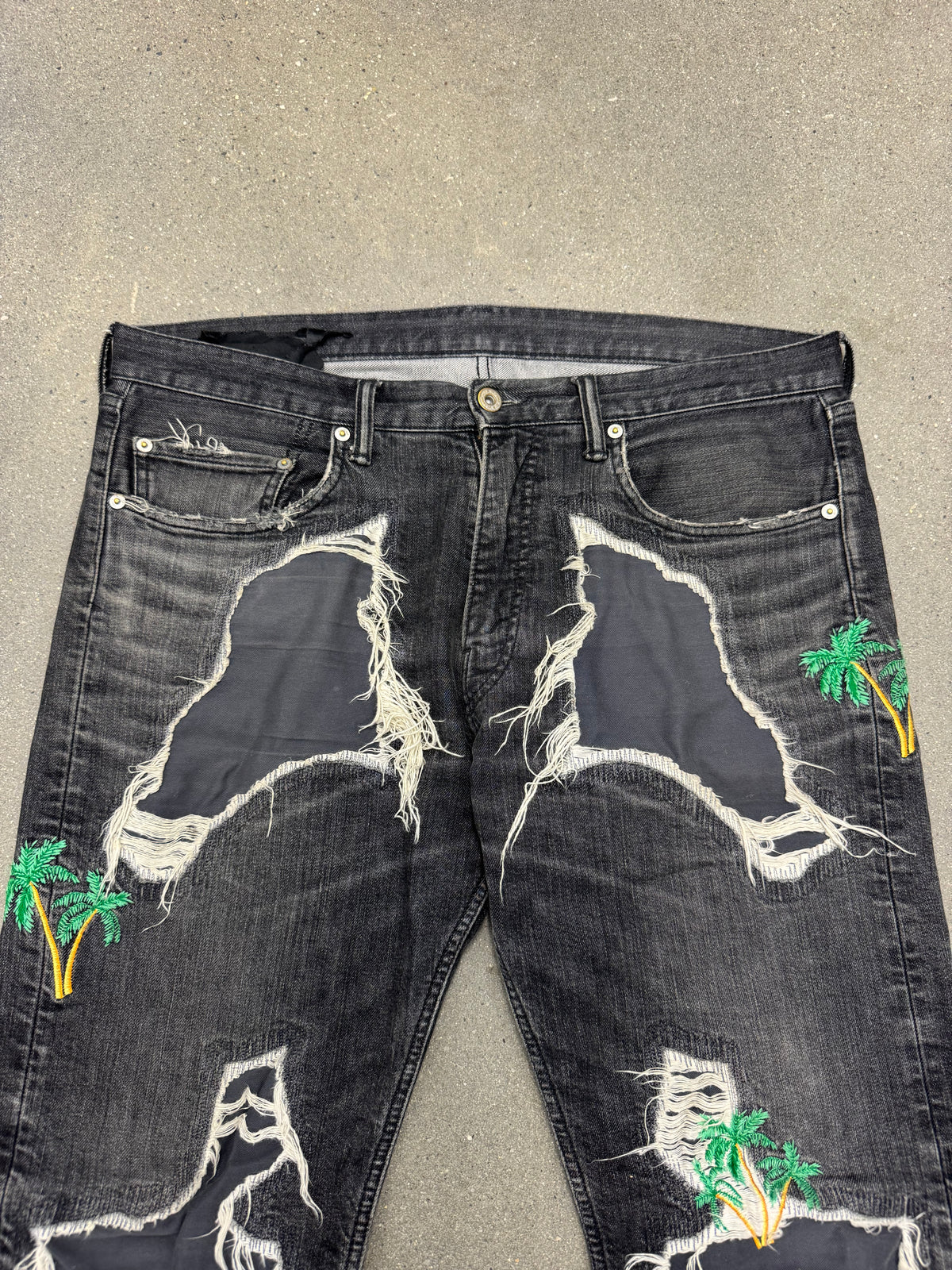 Vlone SS18 Runway Palm Tree Denim