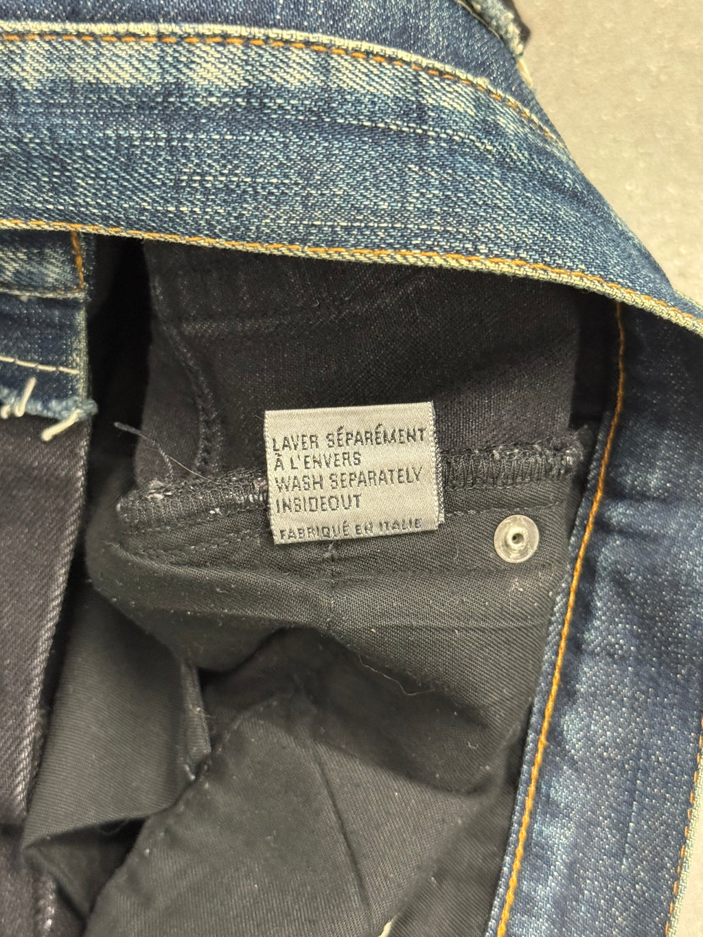 Dior Homme AW06 Cummerbund Denim