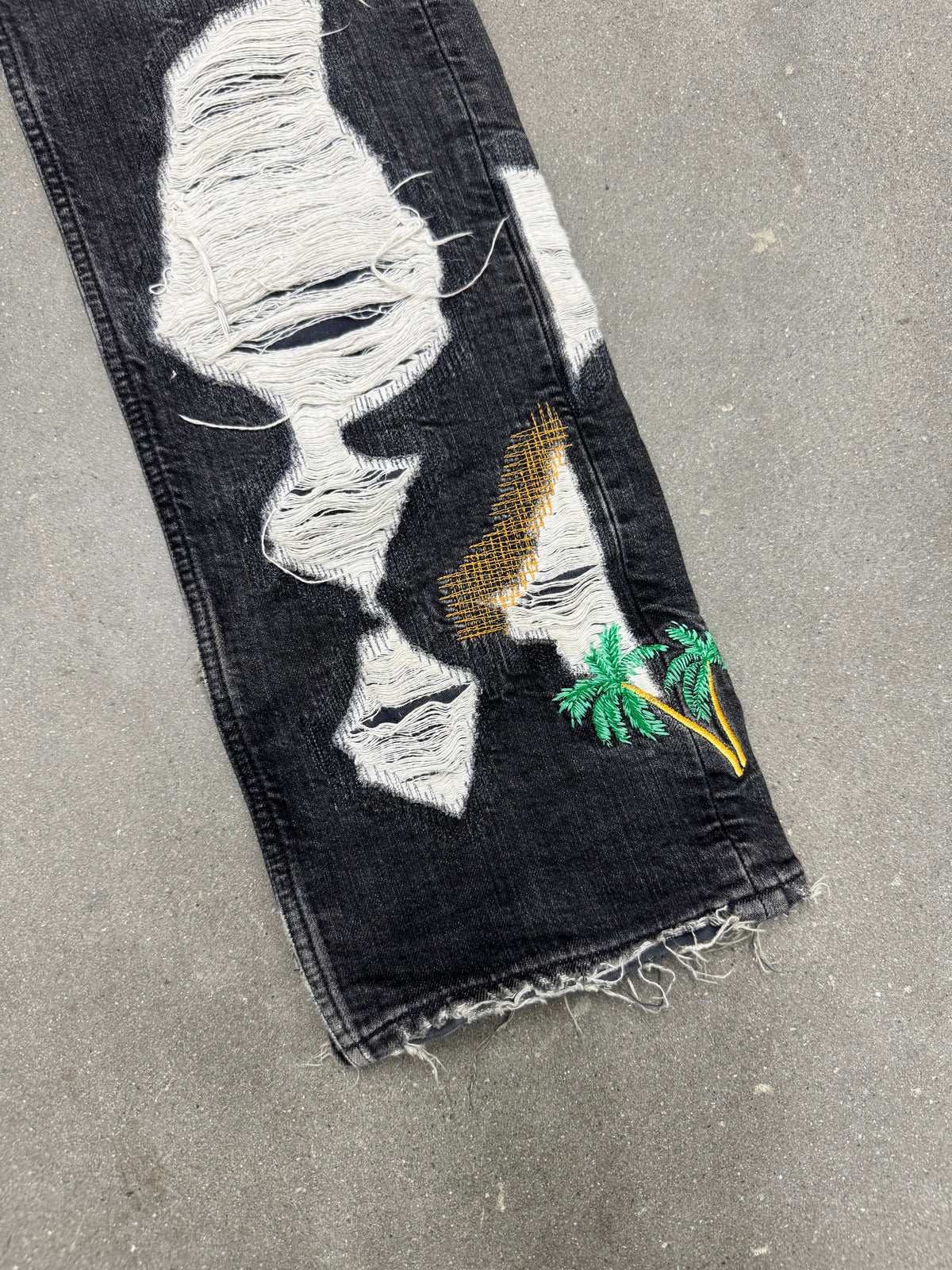 Vlone SS18 Runway Palm Tree Denim