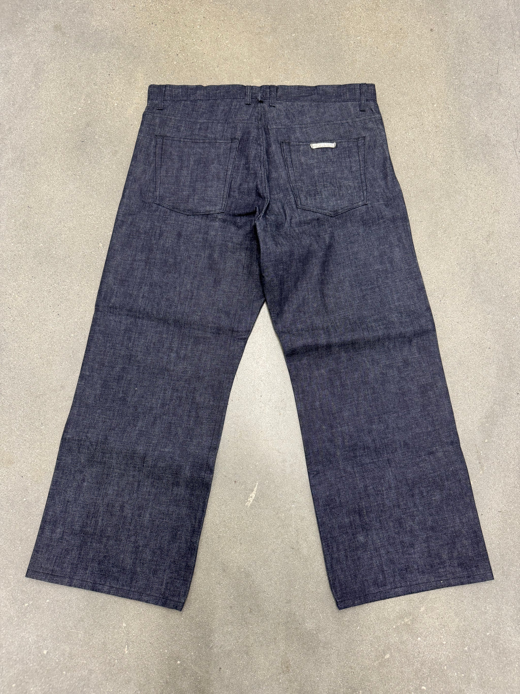 Chrome Hearts KS Cut Raw Indigo Jeans