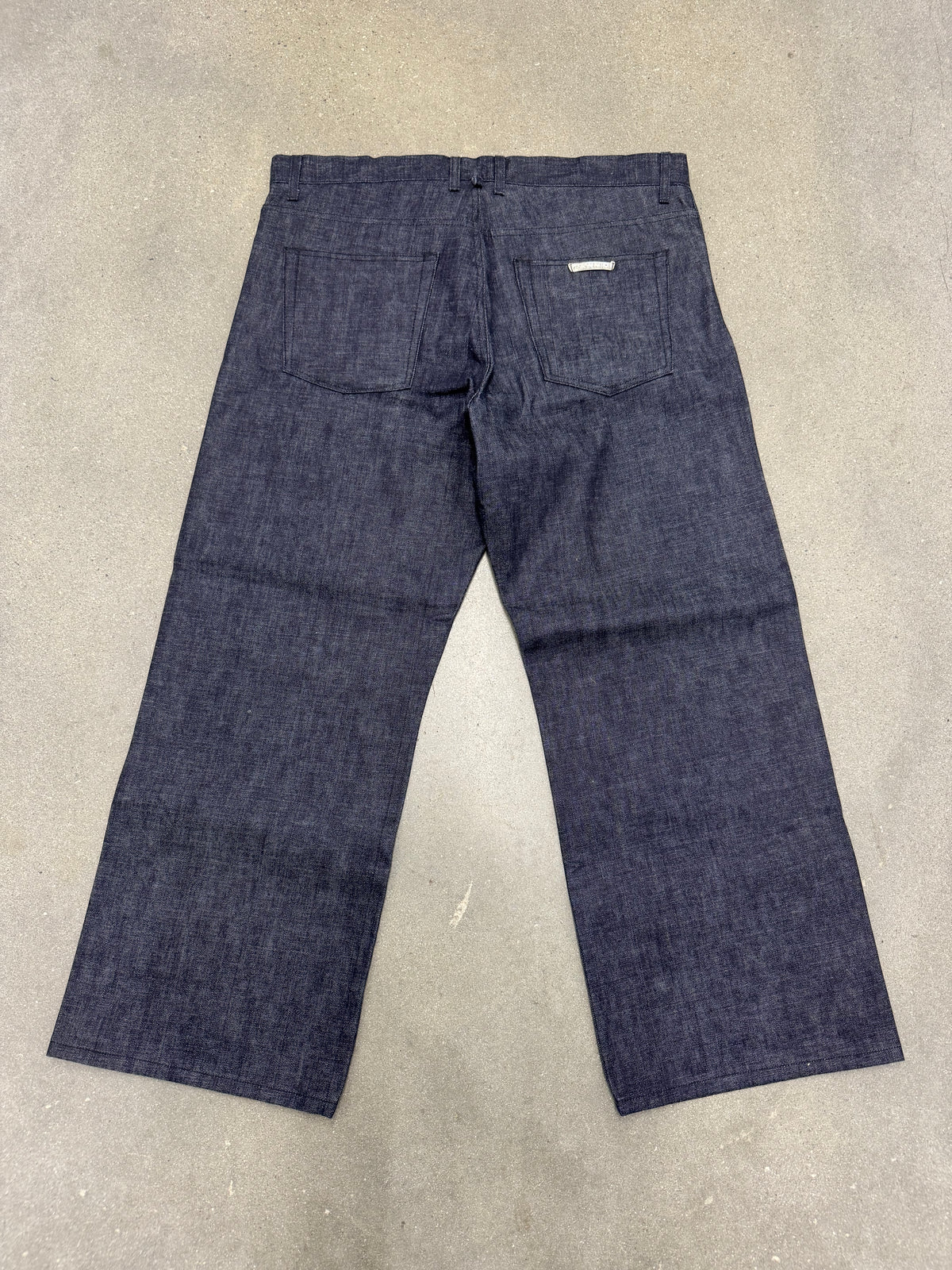 Chrome Hearts KS Cut Raw Indigo Jeans