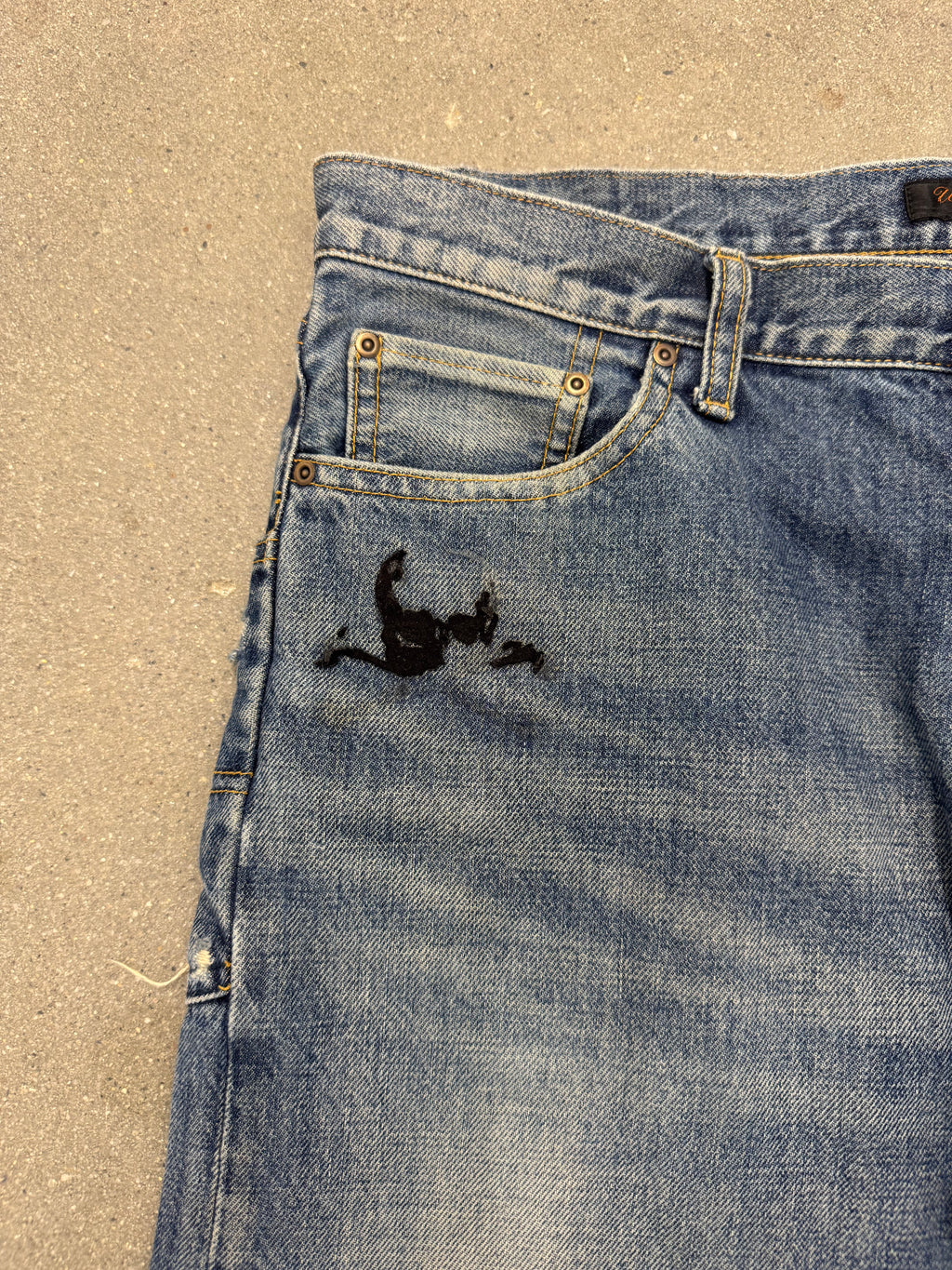 Undercover AW05 Arts & Crafts Skull Denim