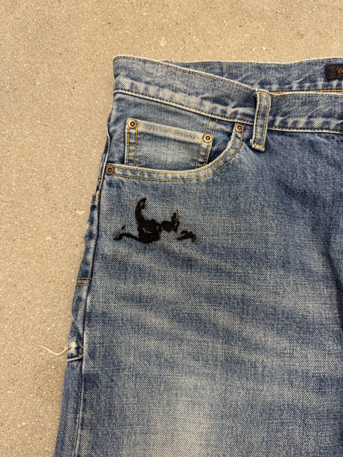 Undercover AW05 Arts & Crafts Skull Denim